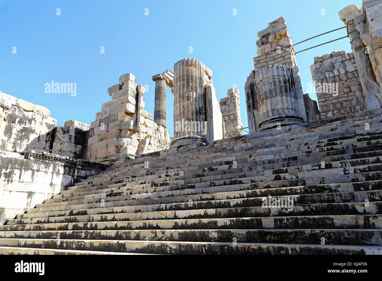 Tempel des Apollo, Didim, Türkei ruiniert Stockfoto