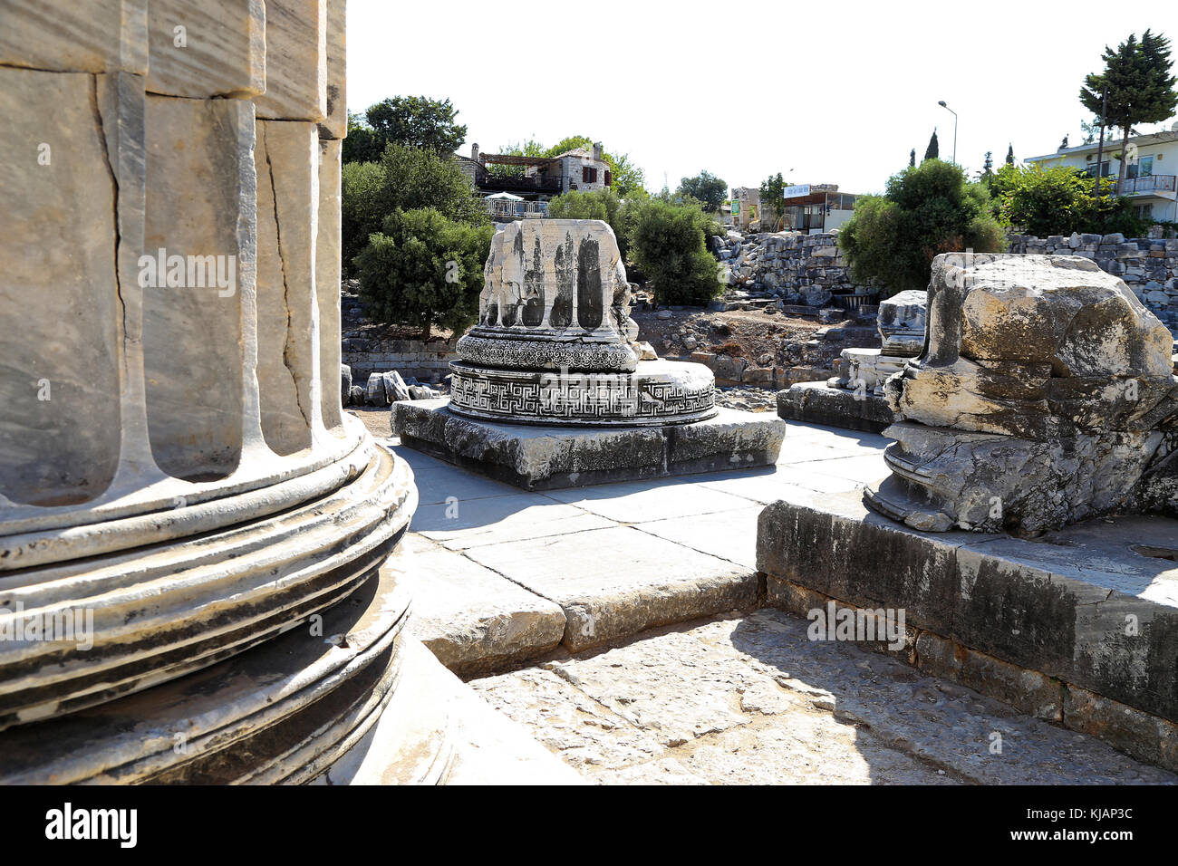 Tempel des Apollo, Didim, Türkei ruiniert Stockfoto