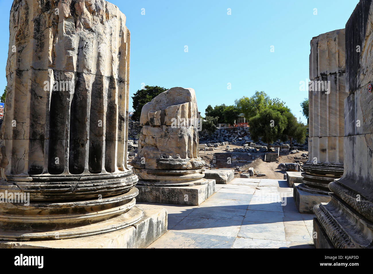 Tempel des Apollo, Didim, Türkei ruiniert Stockfoto