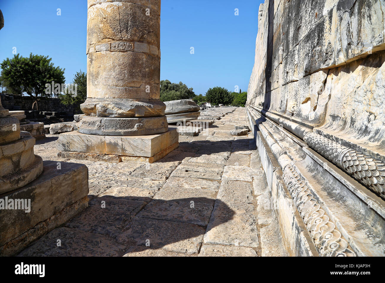 Tempel des Apollo, Didim, Türkei ruiniert Stockfoto