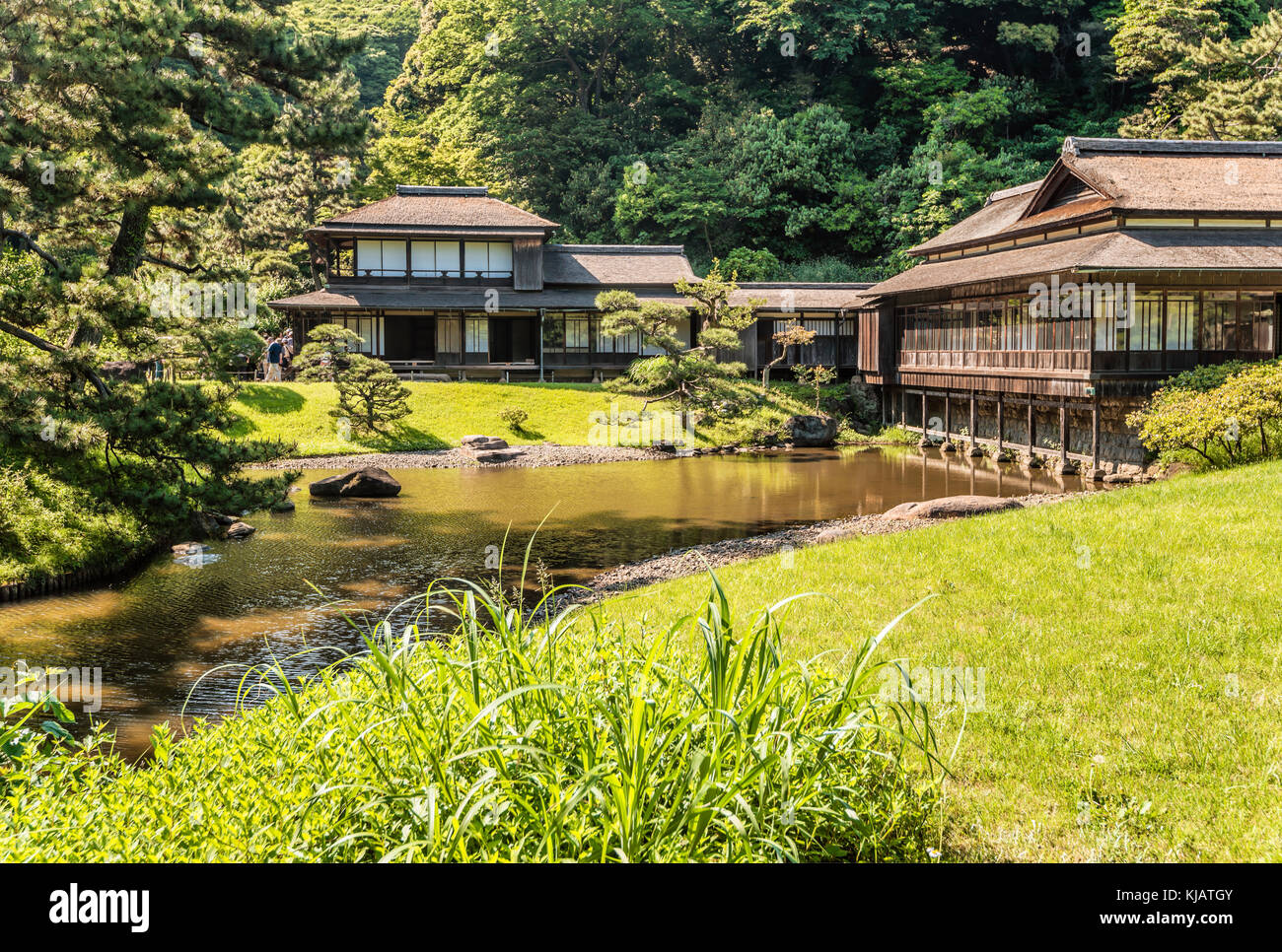 Rinshunkaku House im Sankeien Garden Open Air Museum, Yokohama, Kanagawa, Japan Stockfoto