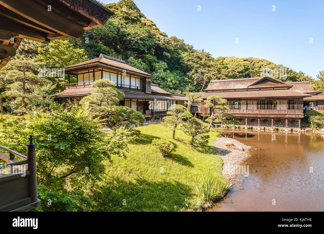 Rinshunkaku House im Sankeien Garden Open Air Museum, Yokohama, Kanagawa, Japan Stockfoto