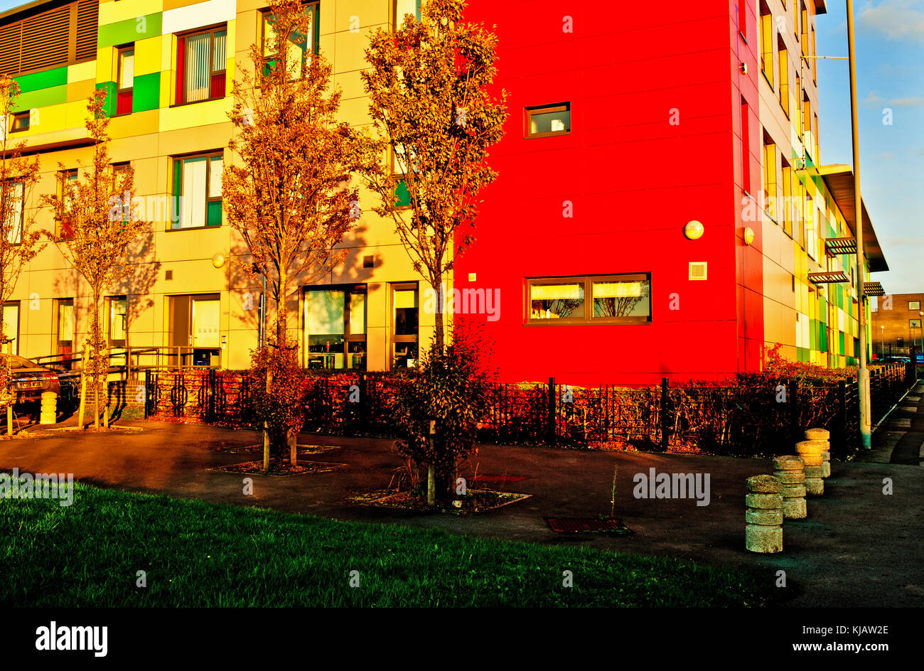 Die Stufen Akademie Bridge Street West, Middlesbrough, Cleveland Stockfoto