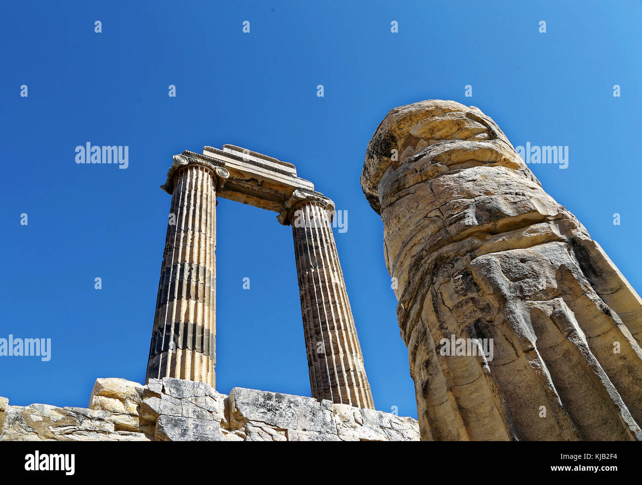 Tempel des Apollo, Didim, Türkei ruiniert Stockfoto