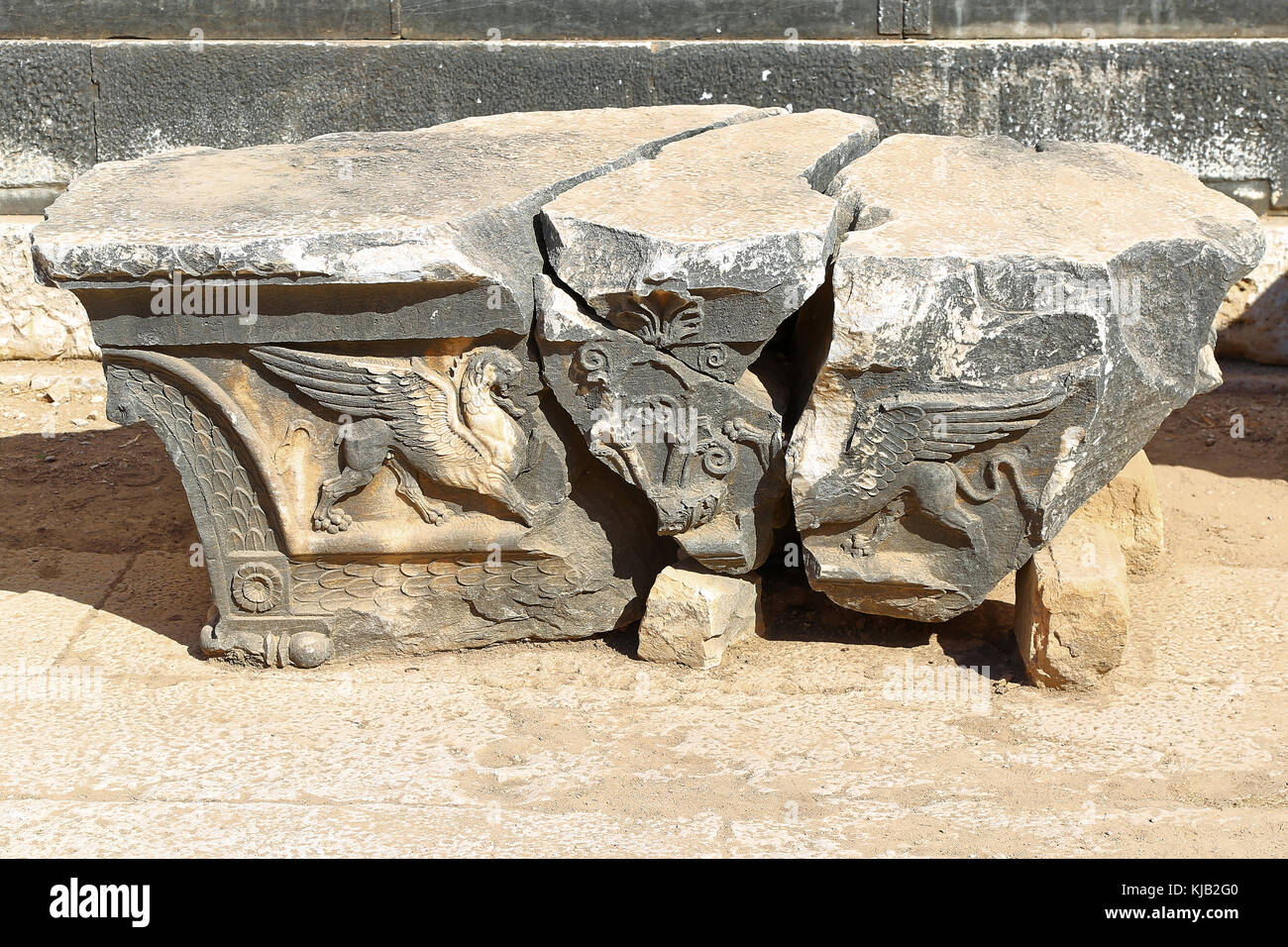 Tempel des Apollo, Didim, Türkei ruiniert Stockfoto