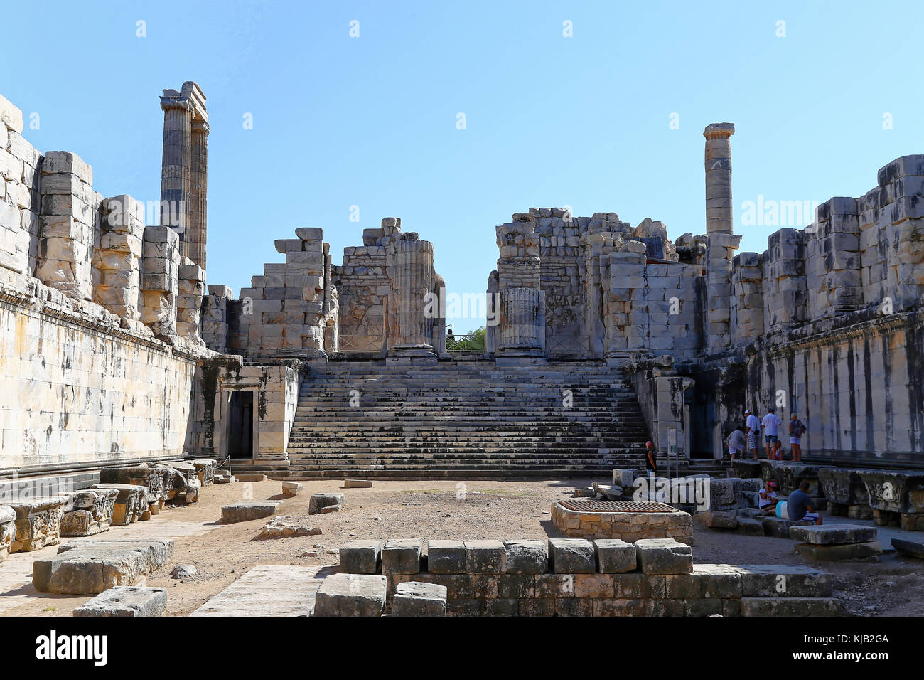 Tempel des Apollo, Didim, Türkei ruiniert Stockfoto