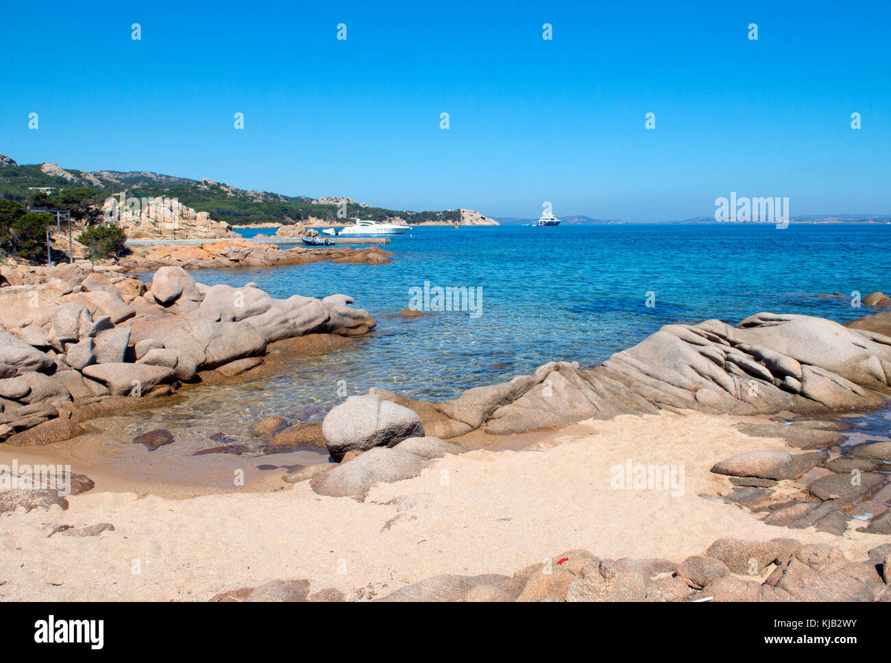 Lisca Rena, Costa Smeralda, Sardinien, Italien Stockfoto