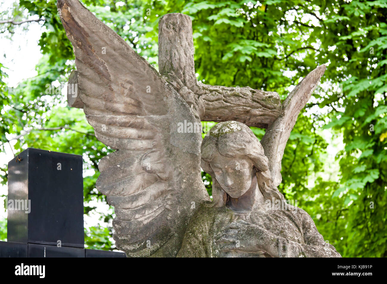 Jahrhundert antike Friedhof in Warschau, Polen. Stockfoto