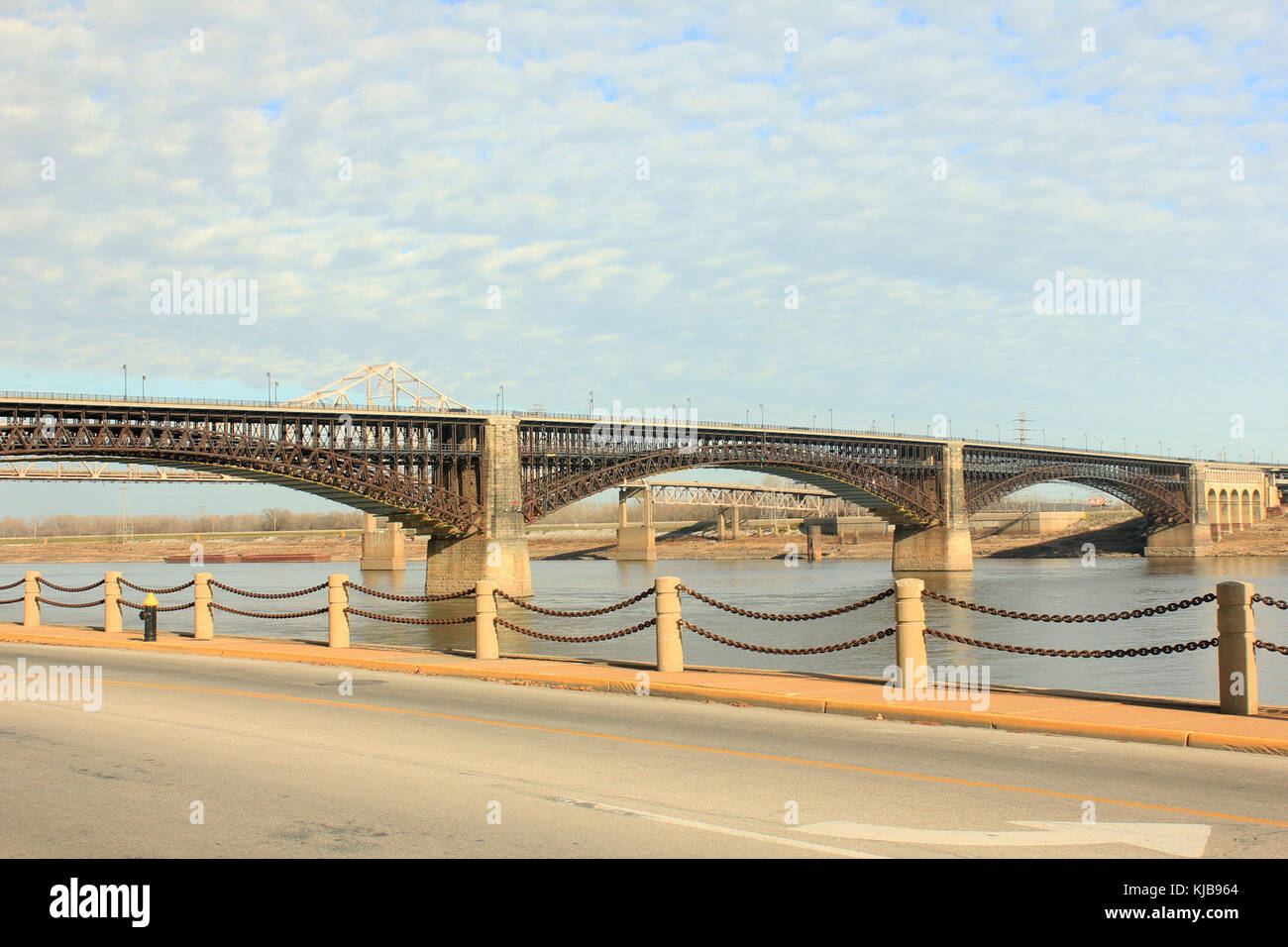 Gfp Missouri St. Louis Eads Bridge in St. Louis Stockfoto