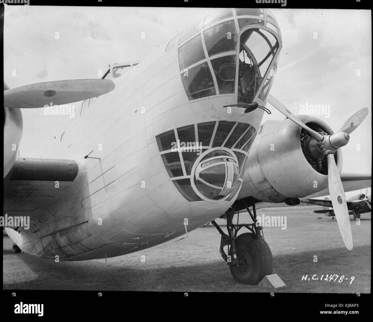 ASV Mk II vorderen Antennen auf Douglas Digby Stockfoto