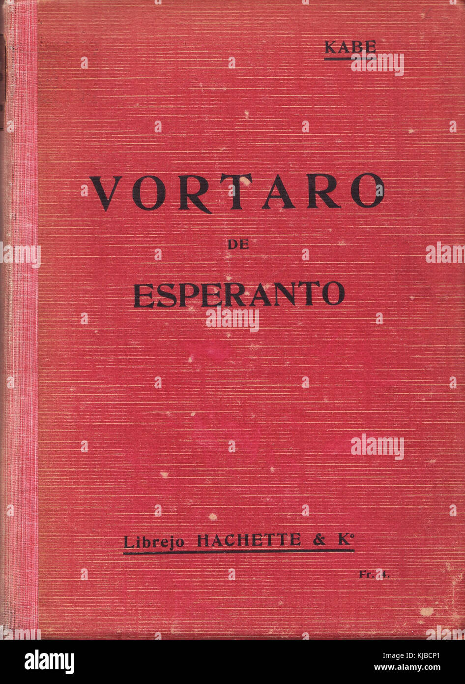 1911 Vortaro Kabe Stockfoto