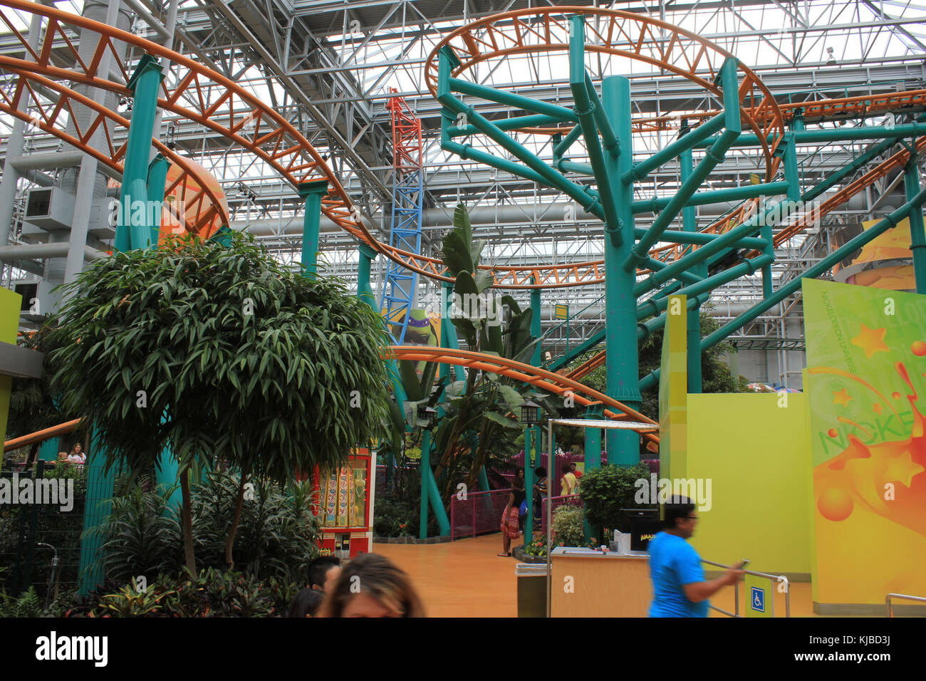 Gfp Minnesota Minneapolis Mall von Amerika Achterbahn Stockfoto