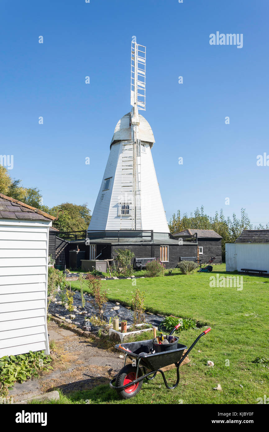 Weiße Mühle Rural Heritage Center, Ash Road, Sandwich, Kent, England, Vereinigtes Königreich Stockfoto