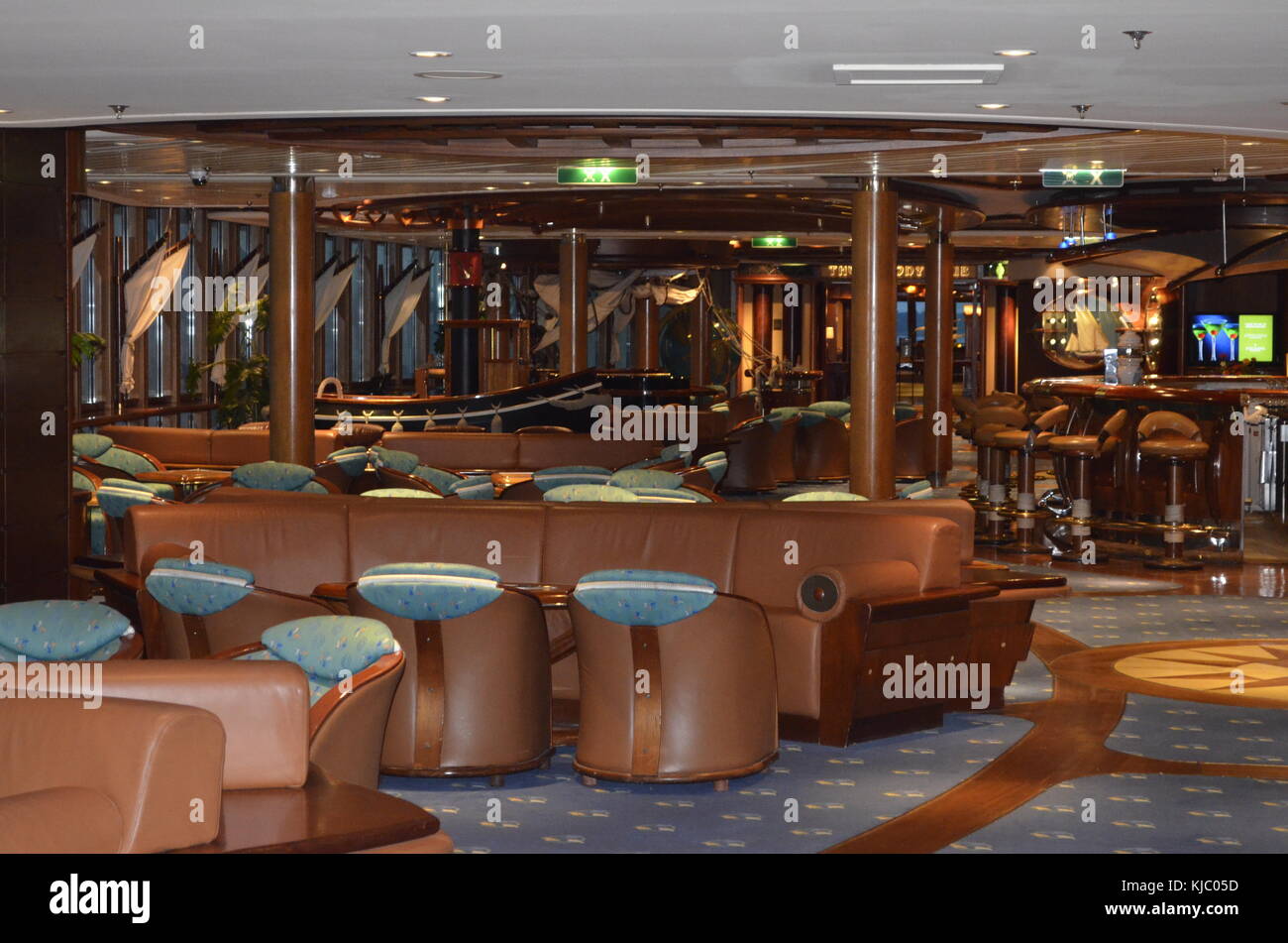 Bar auf der radiance of the Seas Kreuzfahrtschiff Stockfoto