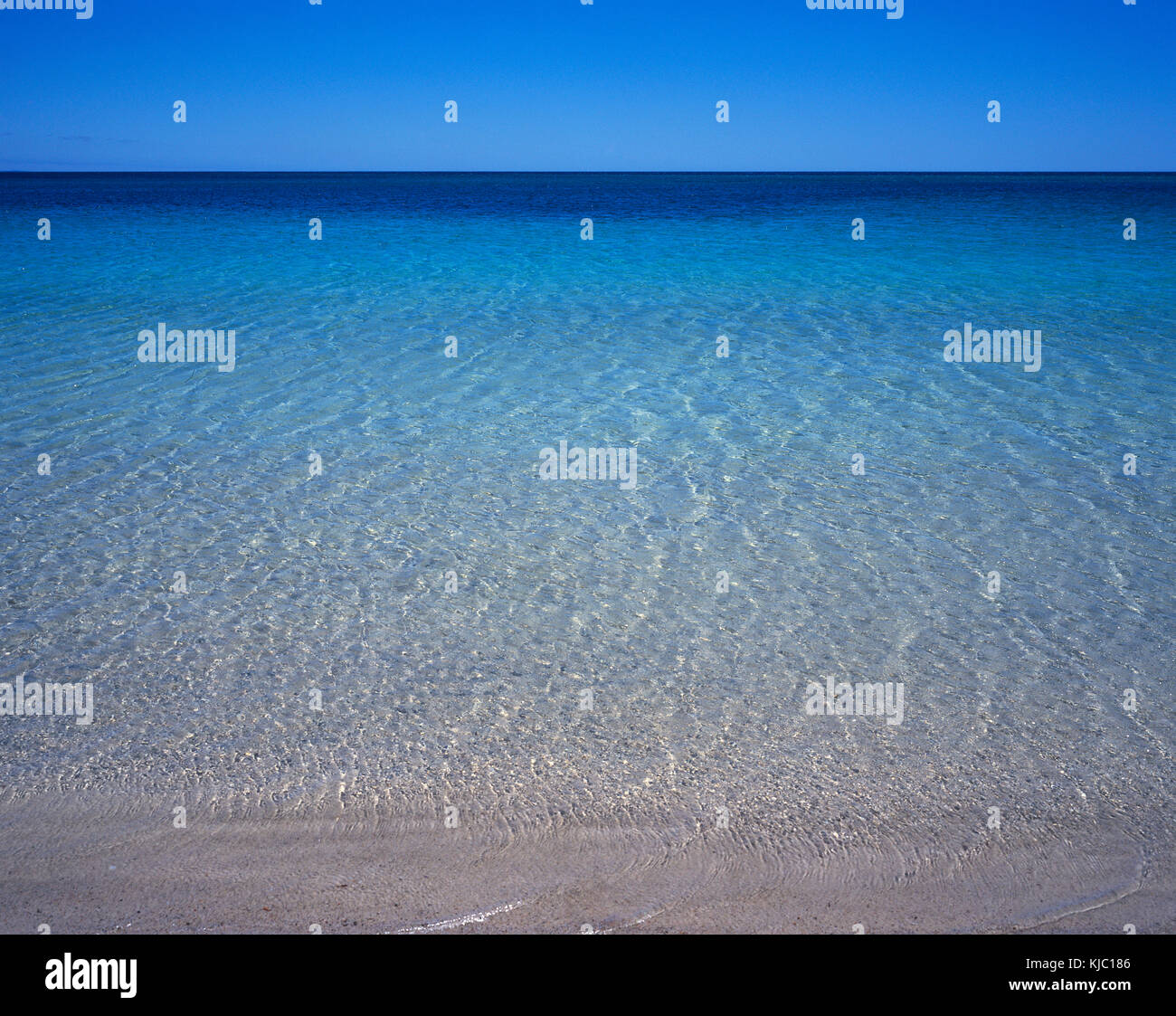 Meer von Shoreline, Australien Stockfoto