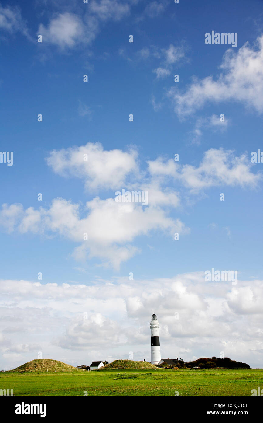 Leuchtturm, Kampen, Sylt, Deutschland Stockfoto
