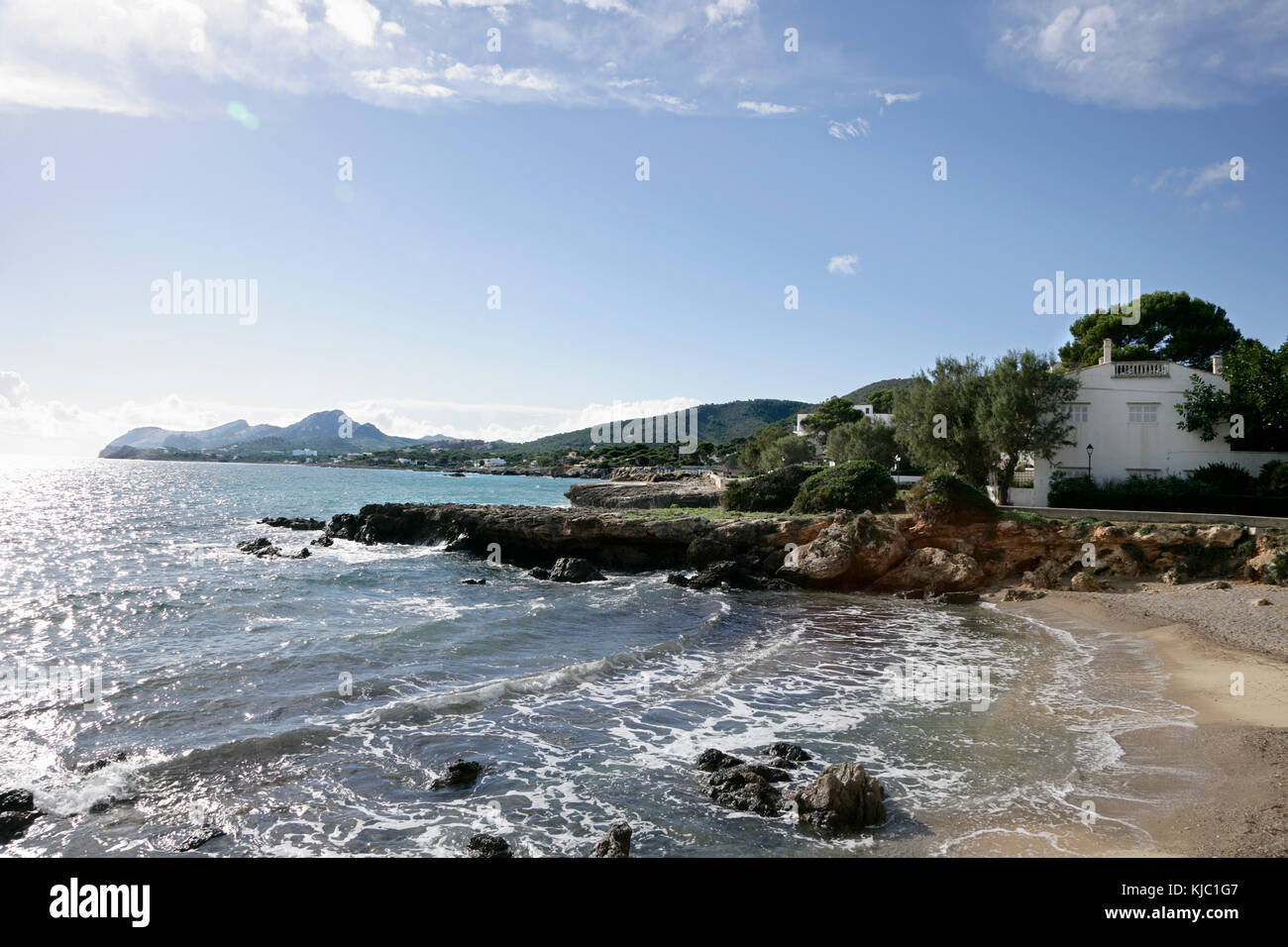 Cala Ratjada, Mallorca, Spanien Stockfoto
