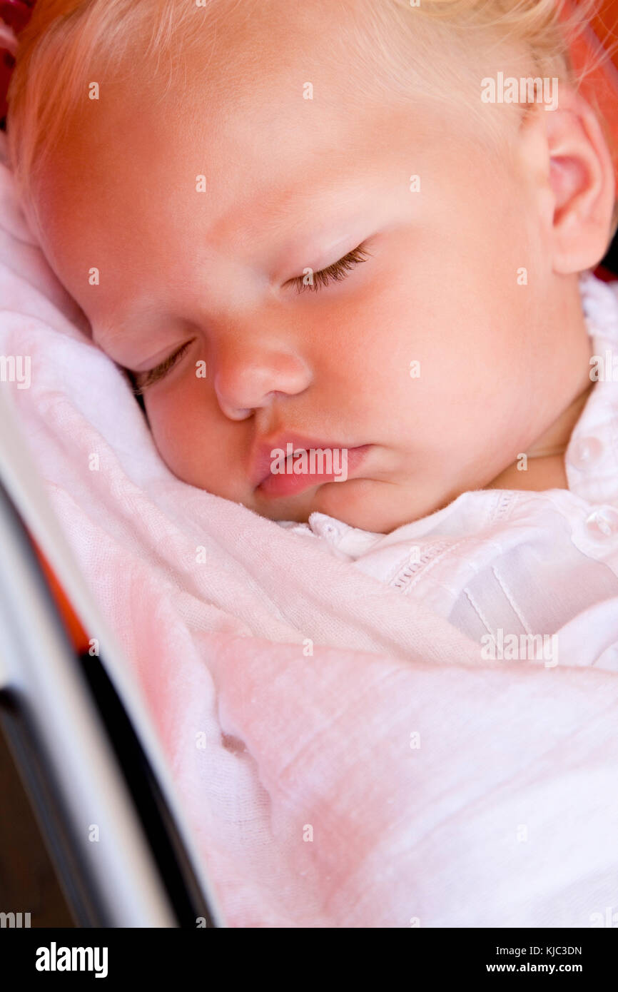 Schlafendes Kleinkind Stockfoto