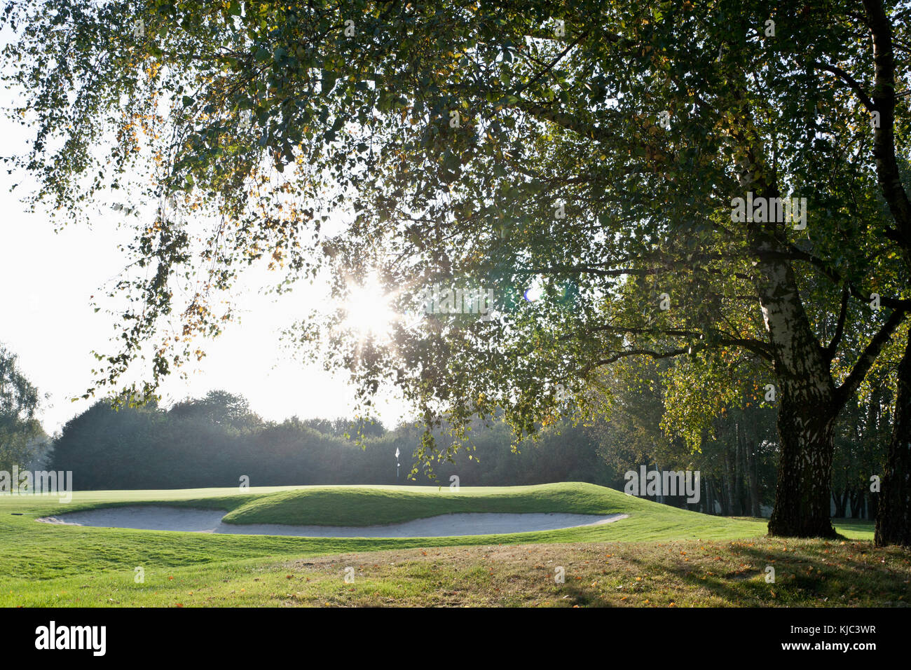 Golfplatz Stockfoto