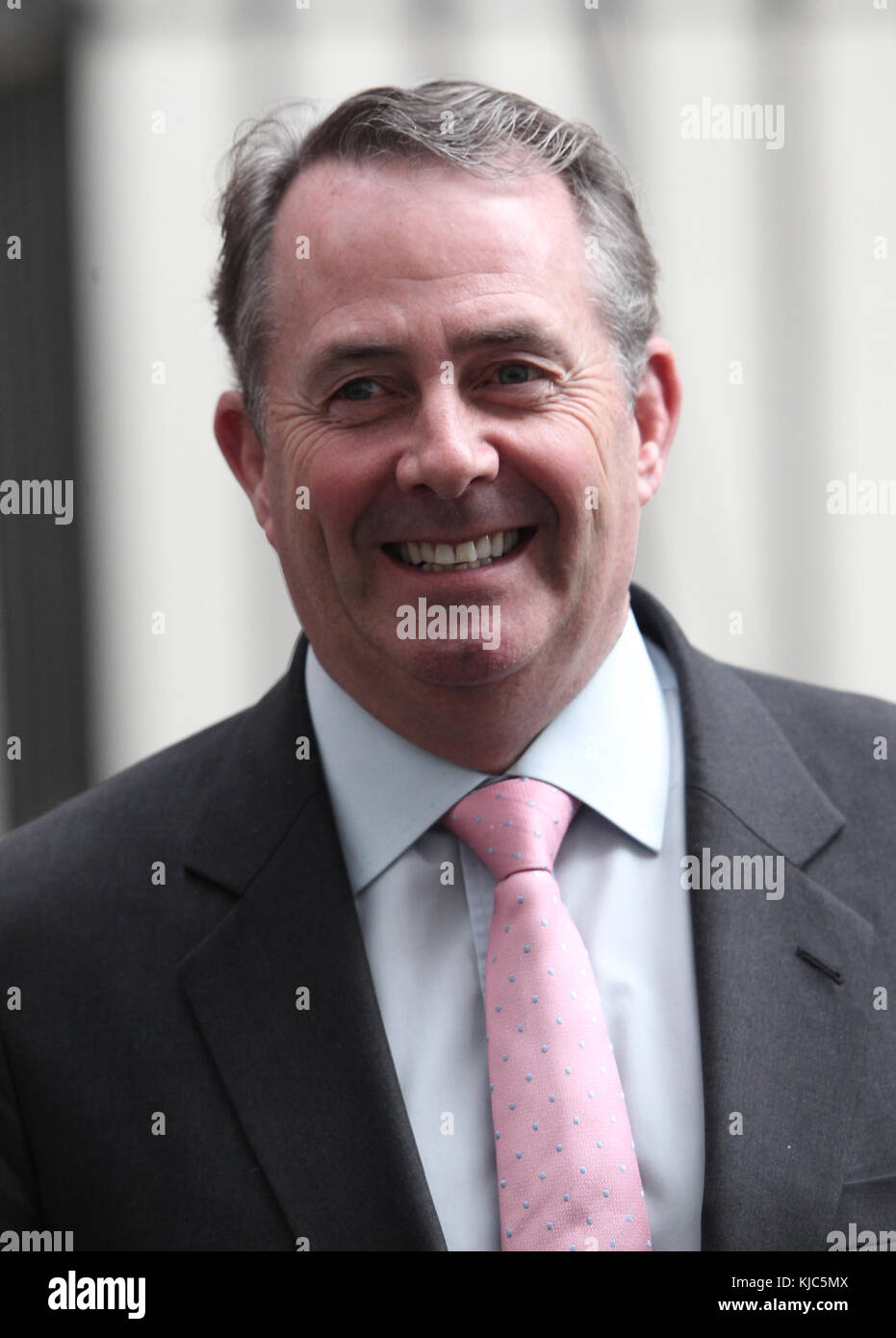 London, Großbritannien. 22. November 2017. Liam Fox mp Staatssekretär für internationalen Handel und der Präsident des Board of Trade in Downing Street auf gesehen Stockfoto