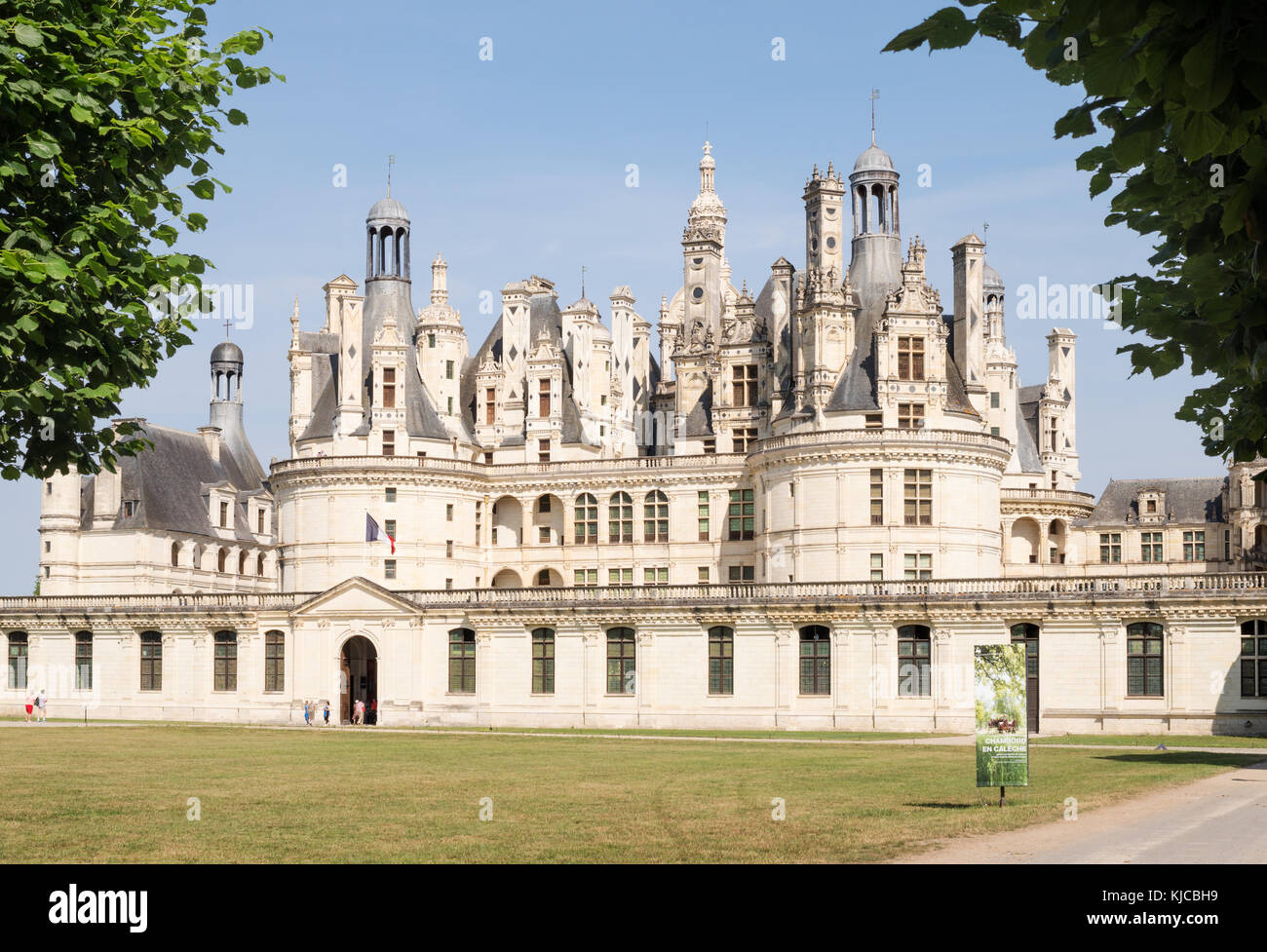 Château de Chambord, Loir-et-Cher, Frankreich, Europa Stockfoto