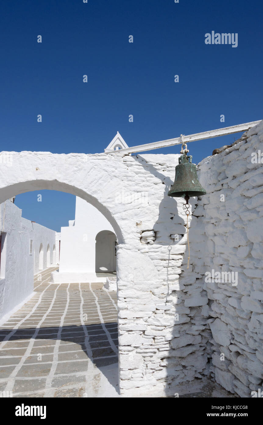 Traditionelle Kirche in kythnos Insel Stockfoto