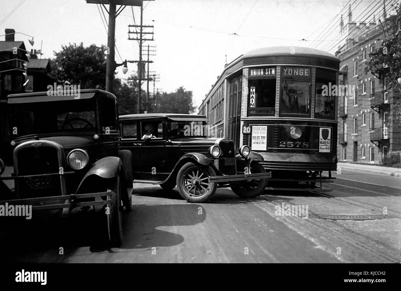 Ein weiteres Peter Witt Straßenbahn der TTC Stockfoto