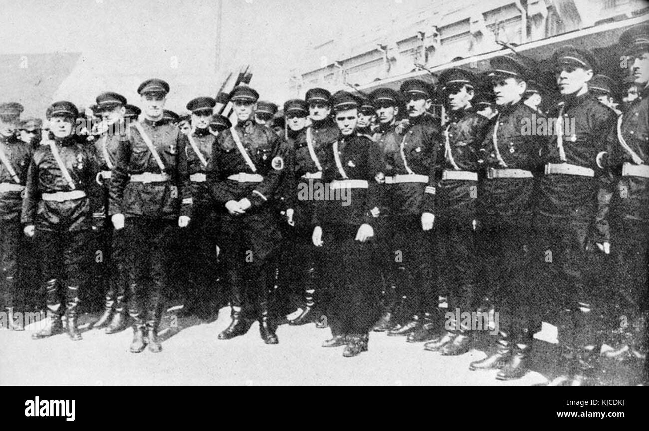 Russische Faschisten im Harbin 1934 Stockfoto