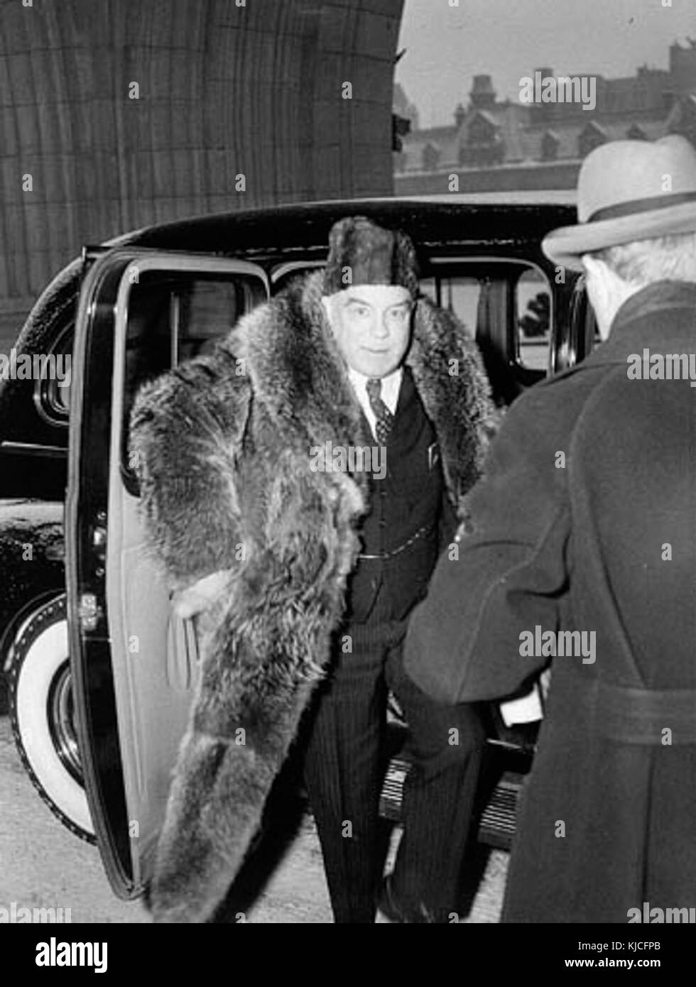 1947 KingOpeningOfParliament Stockfoto