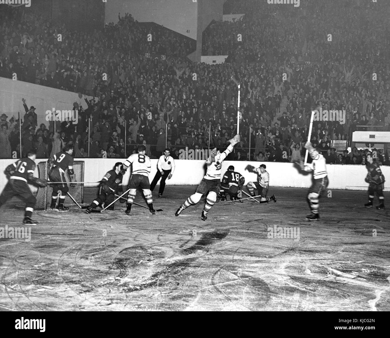 Blätter v Red Wings 1942 Stockfoto