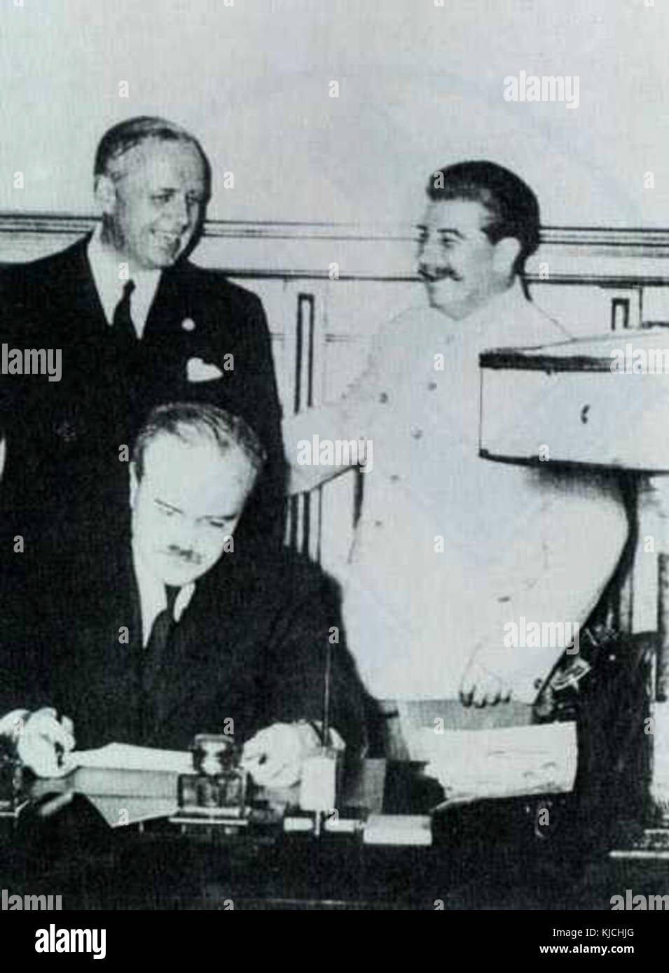 Ribbentrop Molotow paktum Stockfoto