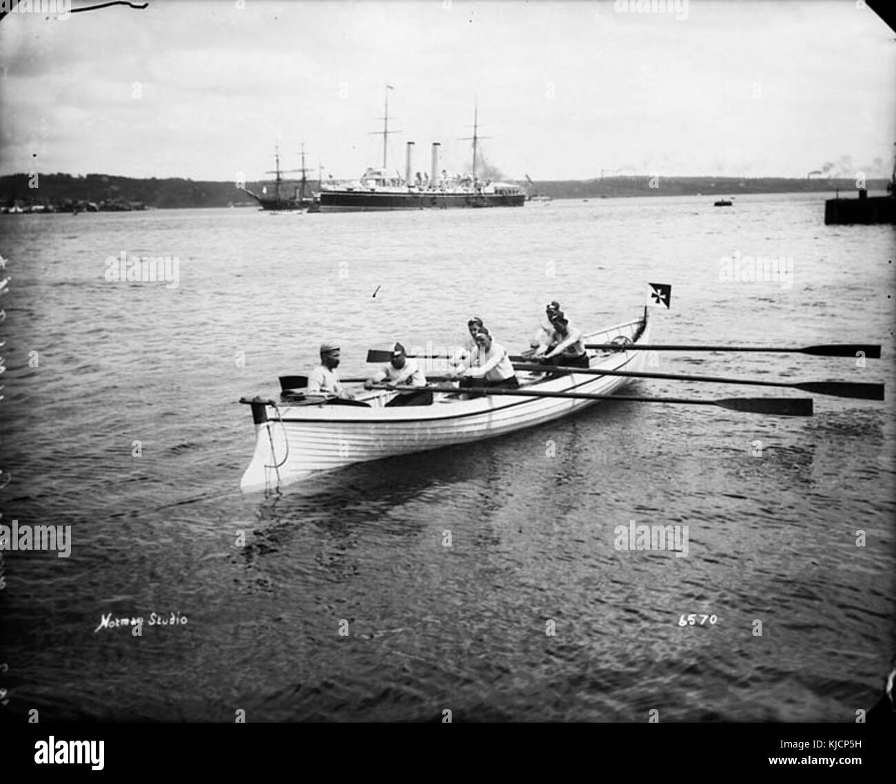 HMS Talbot whaler am Halifax LAC 3400157 Stockfoto