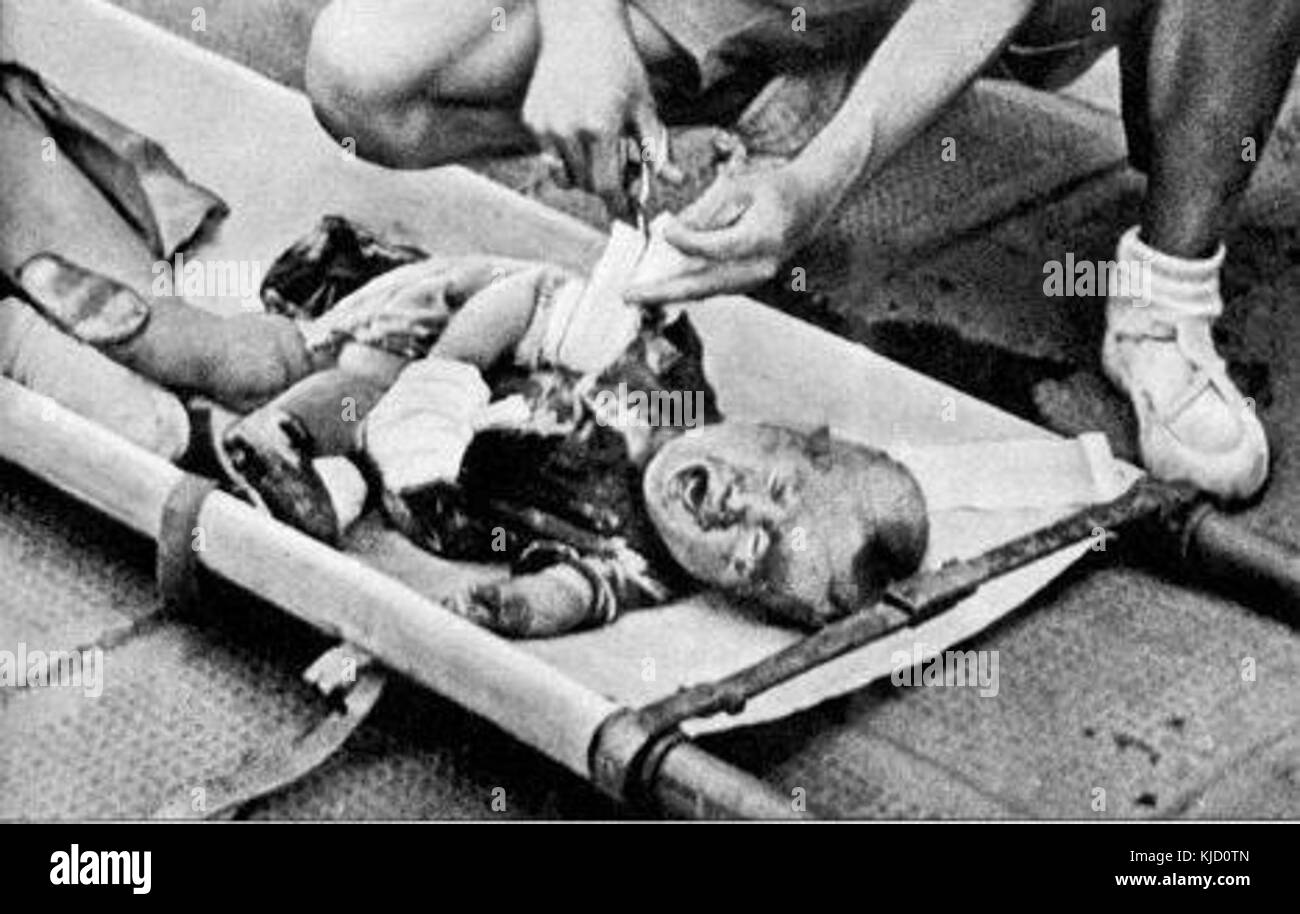 Babyrescued Stockfoto