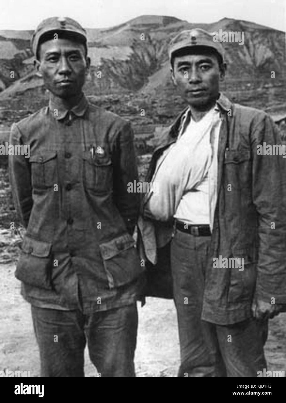 1939 Liu Shaoqi und Zhou Enlai Stockfoto