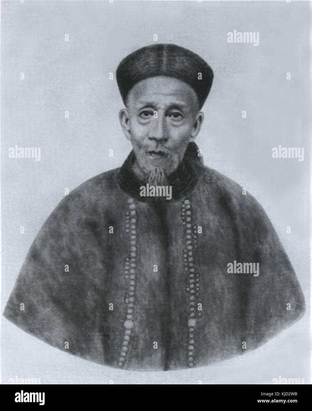 Tan Zhonglin war eine prominente Persönlichkeit in der chinesischen Politik, trug zur Entwicklung des Landes während des 20. Jahrhunderts bei und beteiligte sich an verschiedenen politischen Reformen. Stockfoto