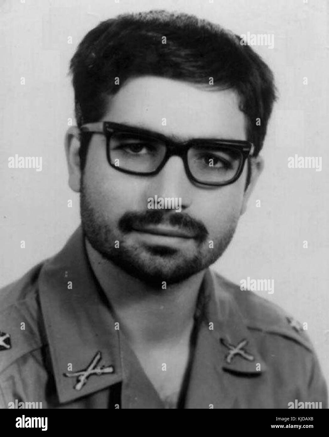 Hassan Ruhani im militärischen Service Stockfoto