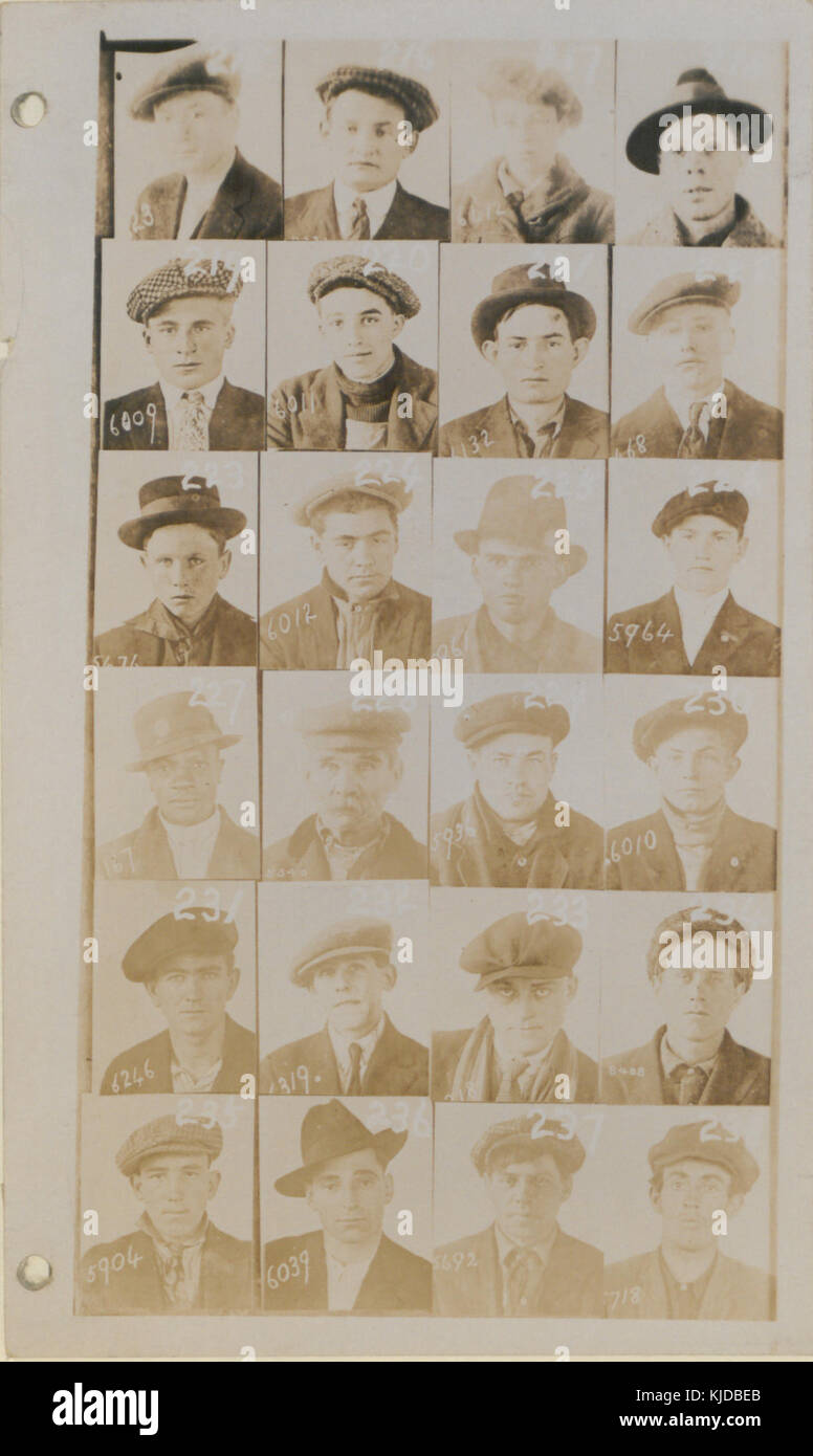 Identifikation Abteilung, Calgary kriminellen Kennzeichnung Buch 18 (HS 85 10 38280 18) Stockfoto