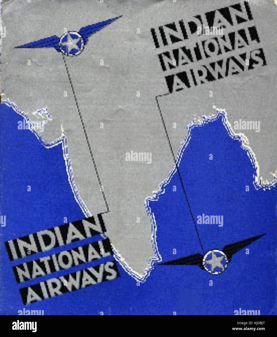 Indian National Airways Stockfoto