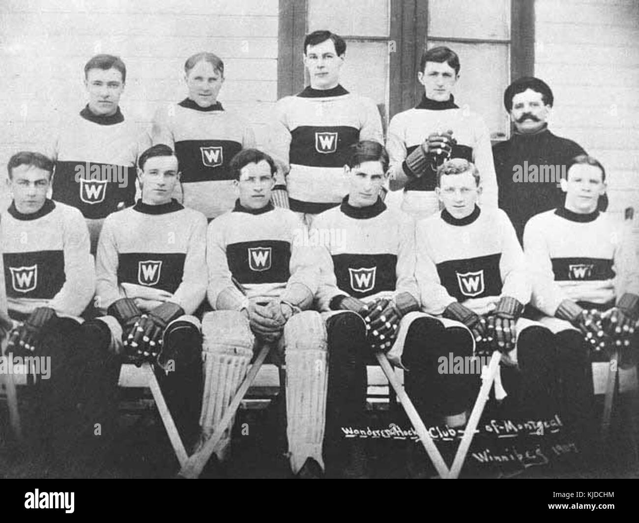 1907 MontrealWanderers Stockfoto