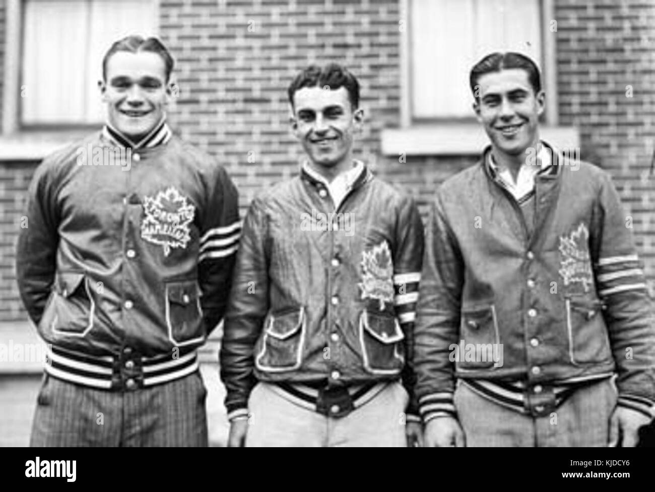 NHL Kid Line 1930 s Stockfoto