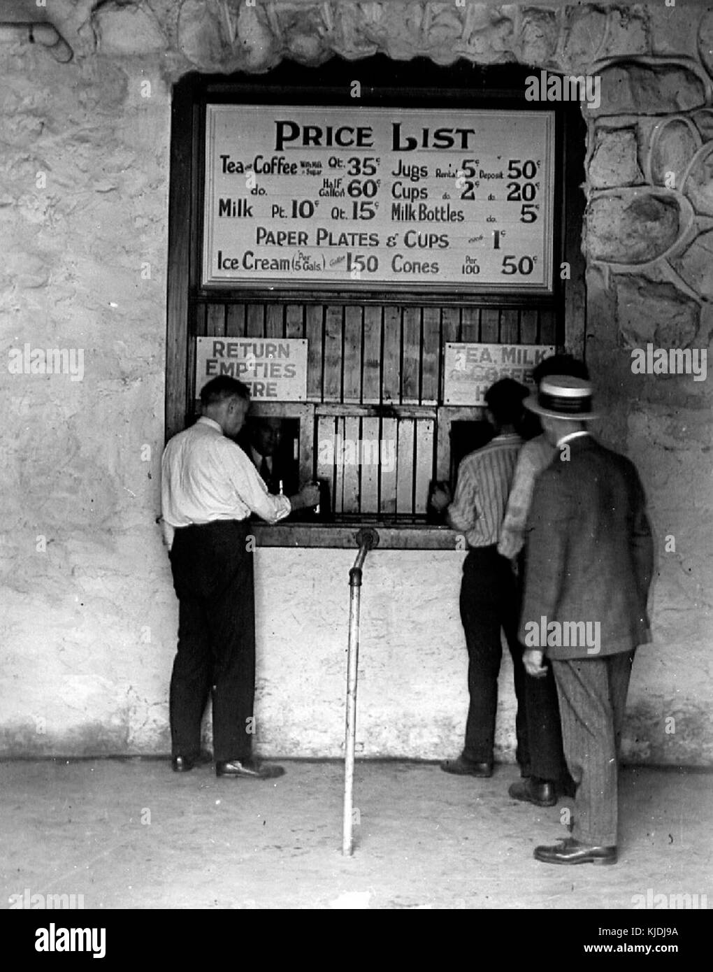 Mensa im Queen Victoria Park, Niagara Falls Stockfoto