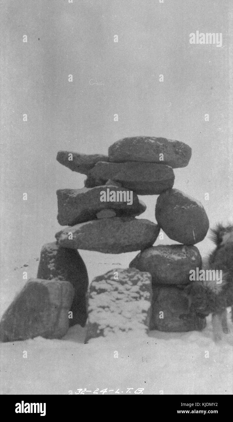 Inuksuk 1924 Stockfoto