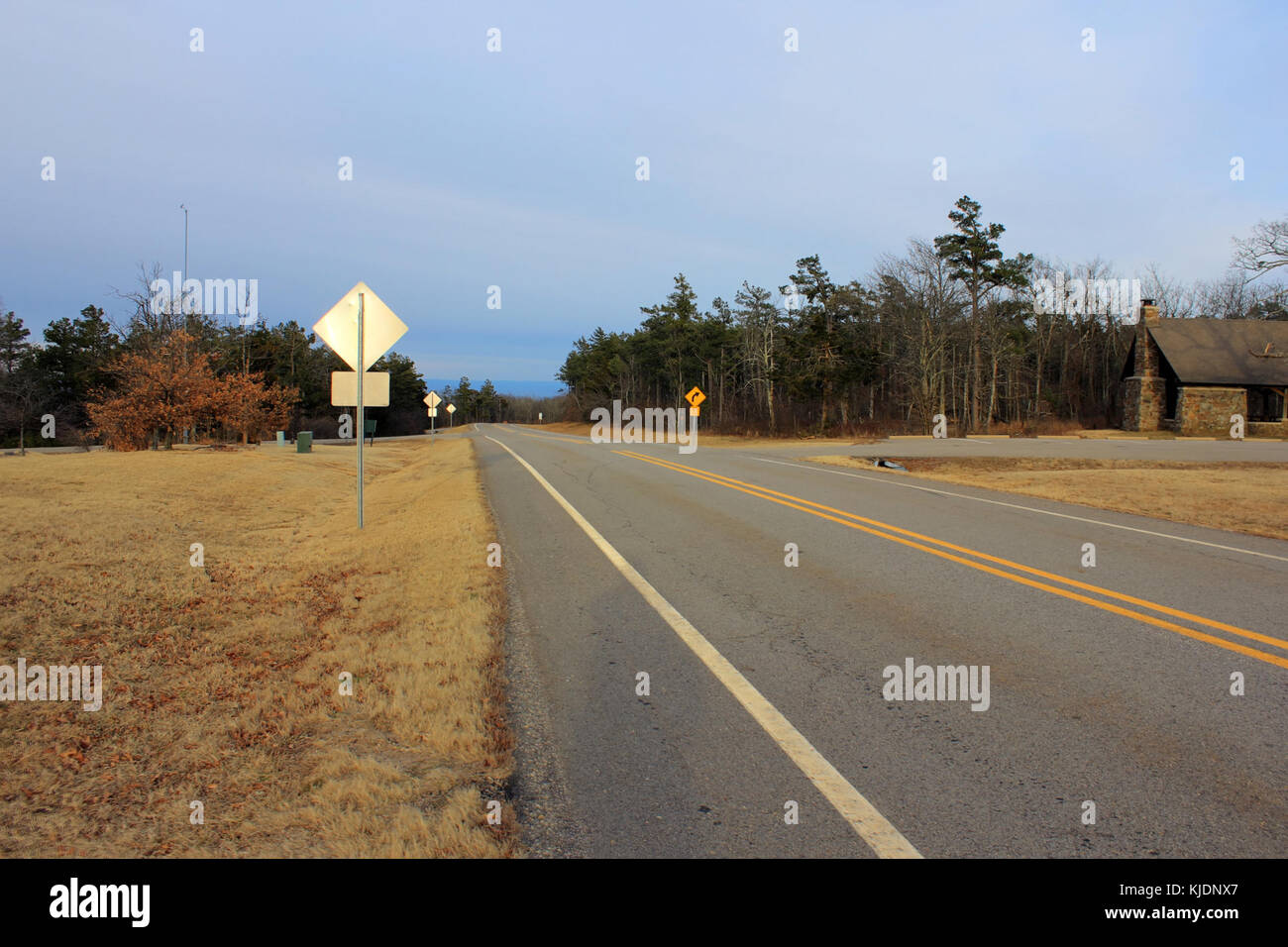 Gfp Arkansas mount Magazin State Park Road im Besucher Zentrum Stockfoto
