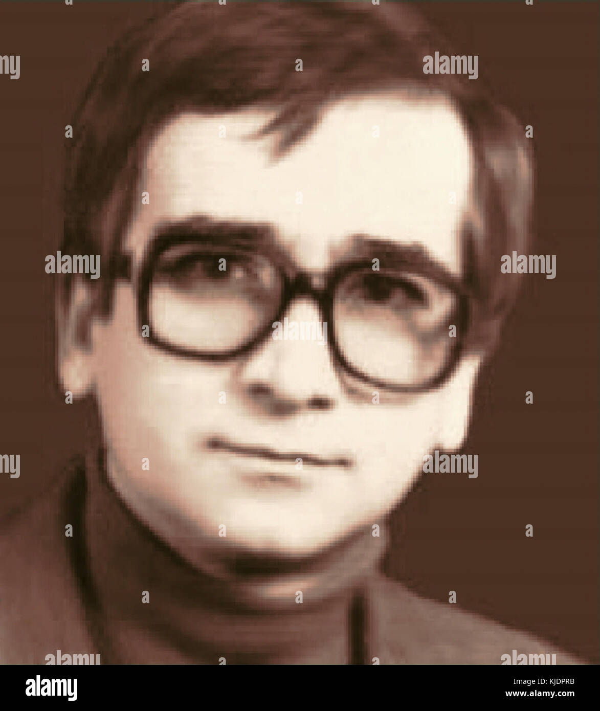 Parviz Fannizadeh (1938–1980) war ein iranischer Schauspieler, der für seine Rollen in Film und Fernsehen bekannt war, darunter My Onkel Napoleon und Downpour. Stockfoto