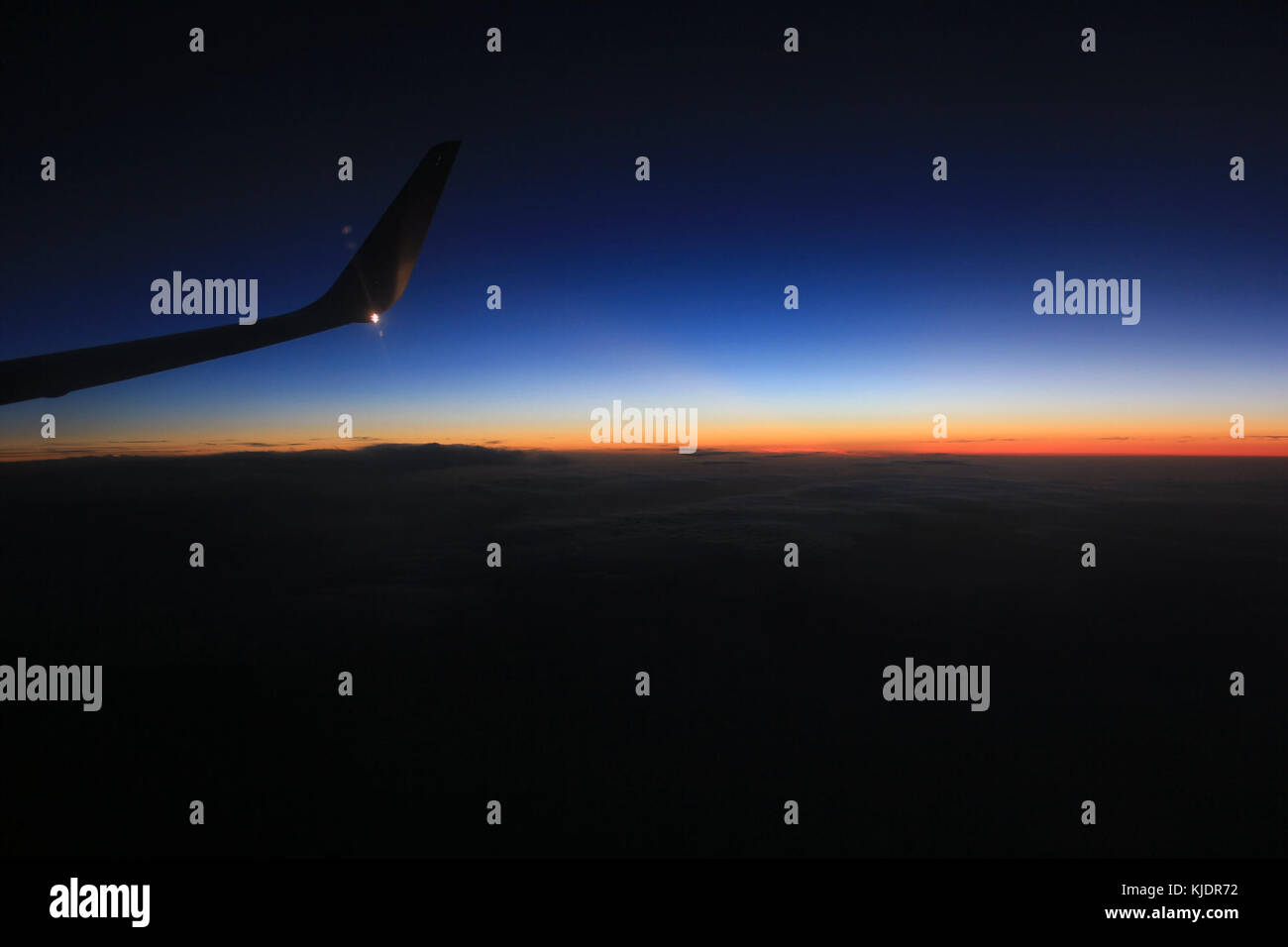 Die Glp letzte Hinweise von Tageslicht Stockfoto