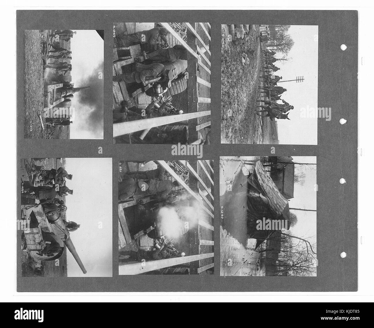 Dieses offizielle Kriegsfoto aus Kanada dokumentiert die Beteiligung des Landes an Kriegsvorfällen und liefert eine visuelle Aufzeichnung der kanadischen Militärgeschichte. Stockfoto