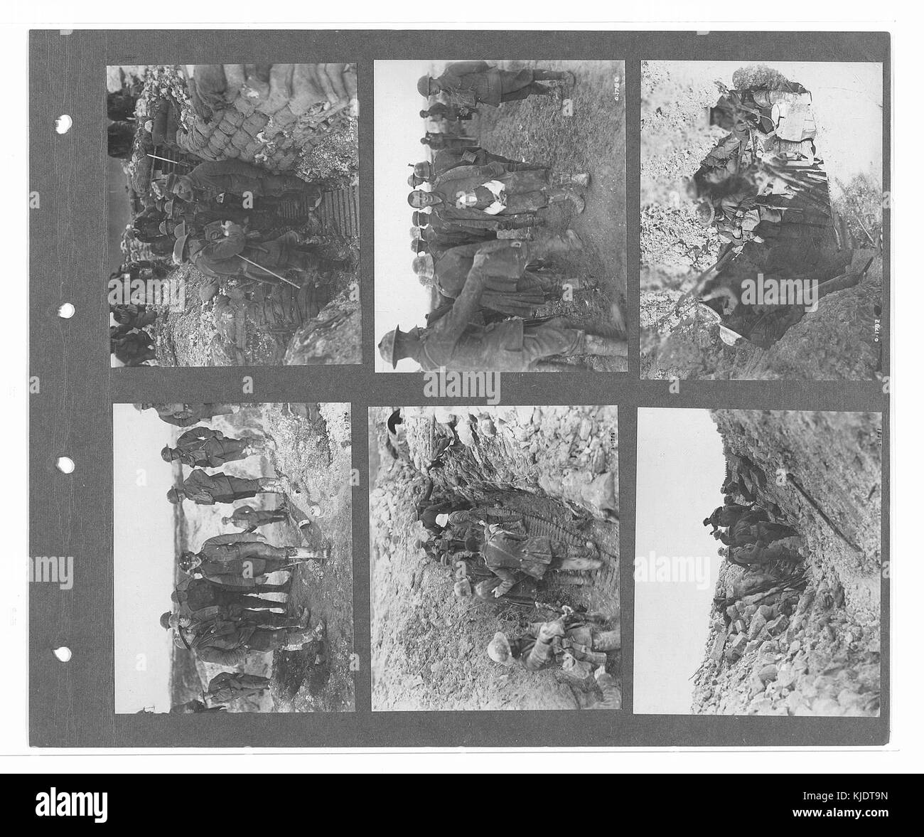 Diese Sammlung offizieller kanadischer Kriegsfotos fängt wichtige Momente während verschiedener Kriege ein und zeigt die Rolle Kanadas in globalen Konflikten. Die Fotografien liefern einen historischen Bericht über die militärische Beteiligung Kanadas. Stockfoto