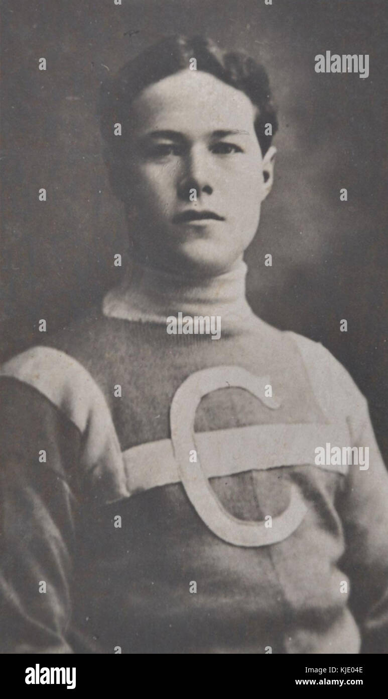 Skinner Poulin ist mit den Montreal Canadiens verbunden, einer professionellen Eishockeymannschaft in der National Hockey League (NHL), die für ihre reiche Geschichte und ihren Erfolg in diesem Sport bekannt ist. Stockfoto