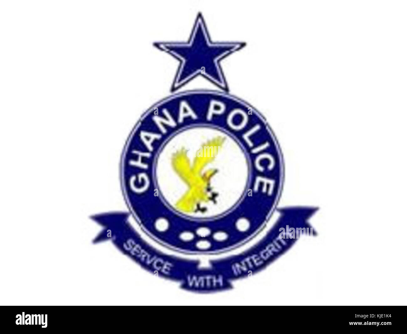 Ghana Polizei Stockfoto