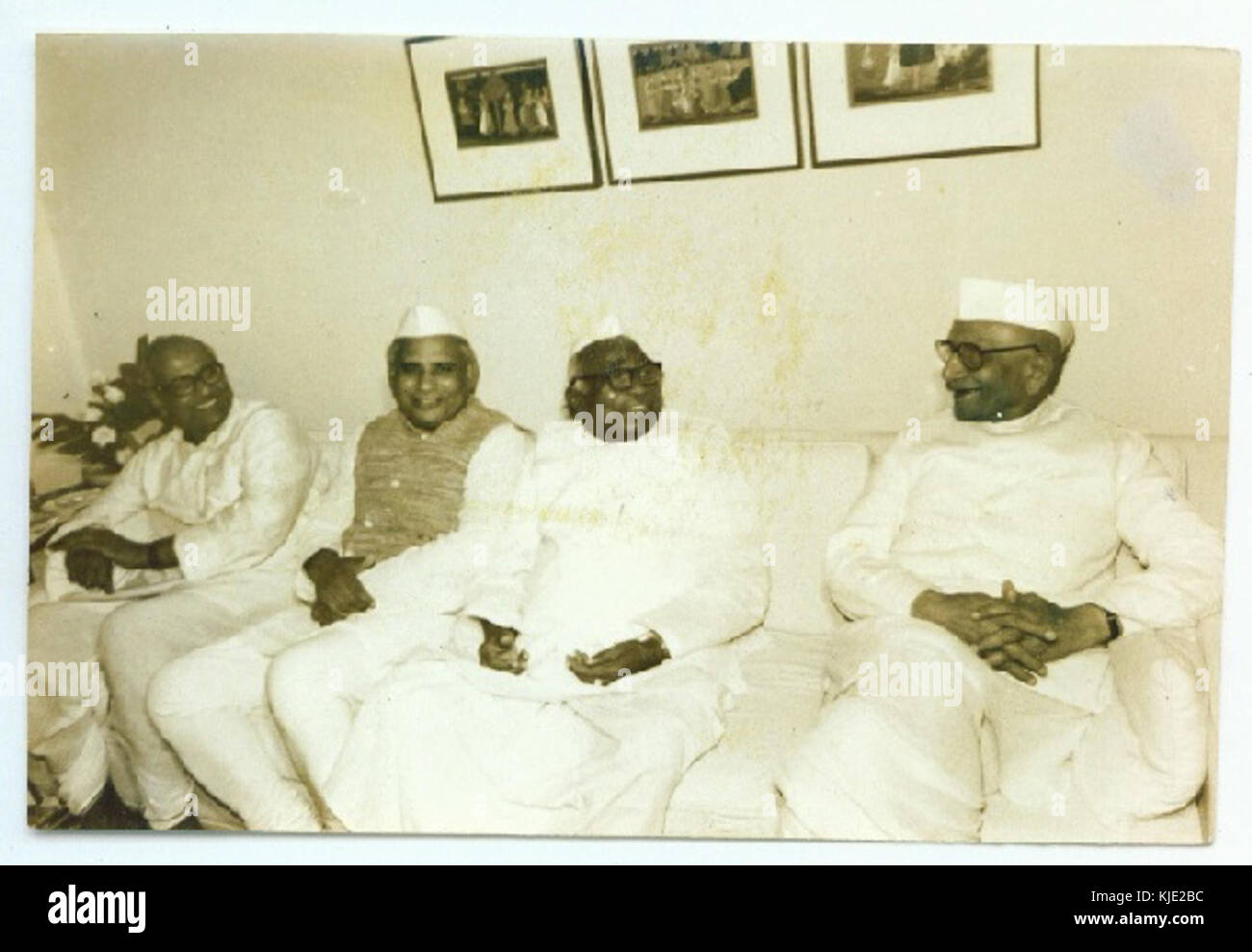 Morarji Desai und Jagjivan Ram Stockfoto